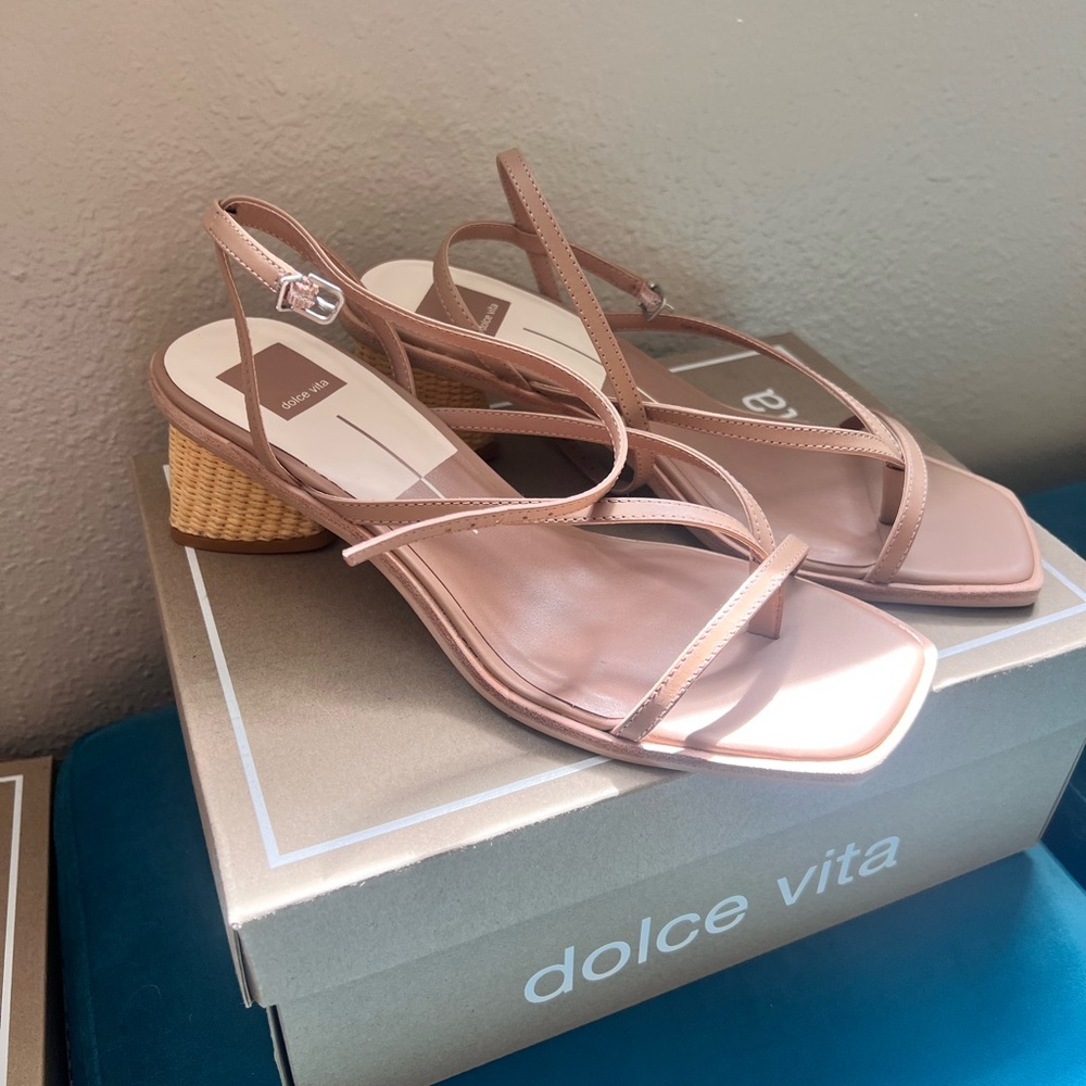 Dolce Vita Nude Strappy Sandals